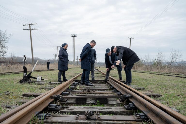 Redeschiderea circulației feroviare Cantemir-Fălciu. Vladimir Bolea a vizitat stația feroviară Prut 2