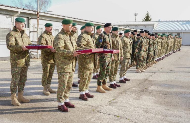 Militarii moldoveni, distinși pentru misiunea de pacificare din Bosnia și Herțegovina