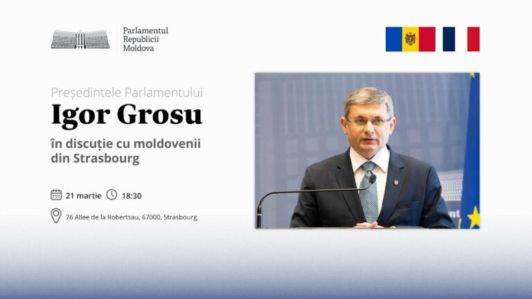 Conferința liderilor parlamentari: Igor Grosu discută despre apărarea democrației