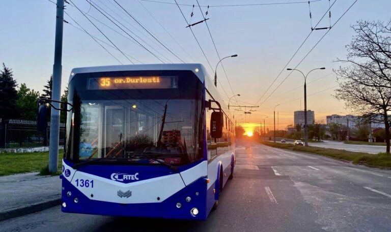 Ruta de troleibuz 35 revine pe vechiul traseu. Anunțul Primăriei Durlești