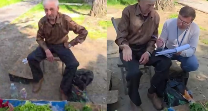 Poliția vine cu precizări în cazul pensionarului amendat pentru vânzarea de verdețuri pe o stradă din Botanica