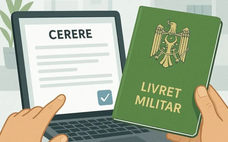 Livretul militar poate fi obținut și online. Procedura completă
