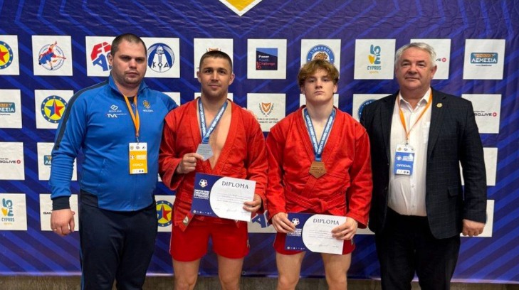 Trei medalii pentru Moldova la Campionatul European de Sambo
