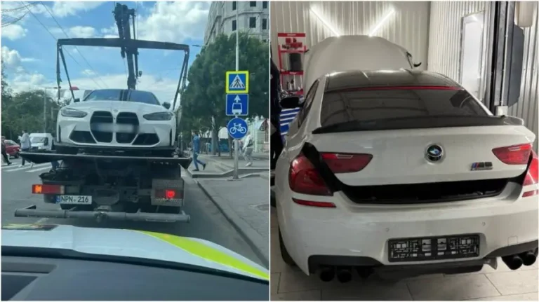 Cei trei drift-eri din Buiucani au fost identificați. Unul era fără permis și mașina fără inspecție tehnică
