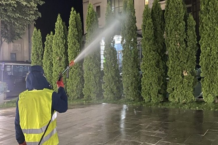 Spațiile verzi din Chișinău sunt tratate contra căpușelor. Când se pulverizează locurile publice