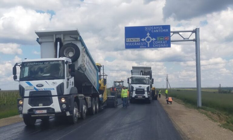 Lucrările de construcție centurii orașului Vulcănești sunt realizate în proporție de 68%