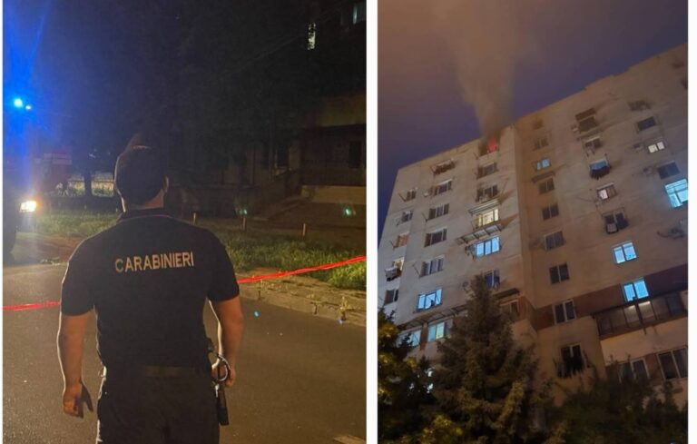 O femeie a fost evacuată, iar șase echipaje de pompieri au intervenit în urma unui incendiu la Buiucani