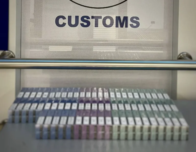 Un turc prins pe Aeroportul Chișinău cu mii de tigări în bagajul personal