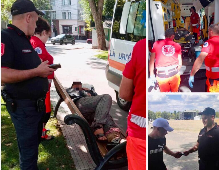 Persoană căzută la sol depistată de carabinieri pe Calea Ieșilor. Alta în Parcul Catedralei