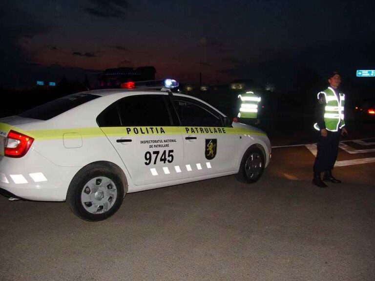 Un șofer din Florești a refuzat să oprească la semnalul polițiștiștilor, în miez de noapte. Isprava bărbatului