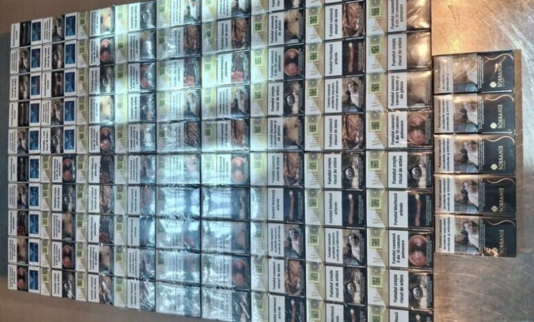 Mii de țigări depistate în bagajul unui pasager de pe cursa Chișinău-Dublin