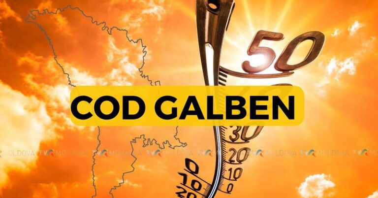 COD GALBEN pe 50% din teritoriul Moldovei. Autoritățile fac apel la responsabilitate