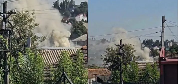 Incendiu la Durlești! Au intervenit trei echipaje de pompieri