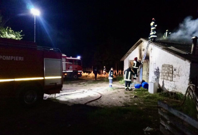 Incendiu puternic, la Râșcani: Sute de animale salvate din fața focului