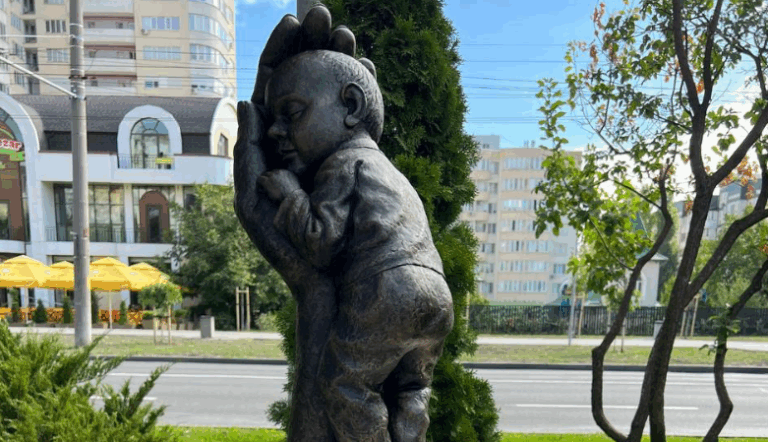 O nouă sculptură a fost inaugurată în sectorul Ciocana