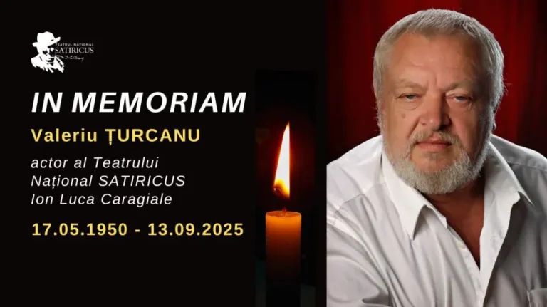 Doliu în lumea artei! S-a stins din viață Valeriu Țurcanu