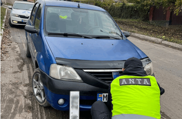 ANTA și INSP implicați într-o acțiune comună la Călărași. Mai mulți șoferi au rămas fără plăcuțe de înmatriculare