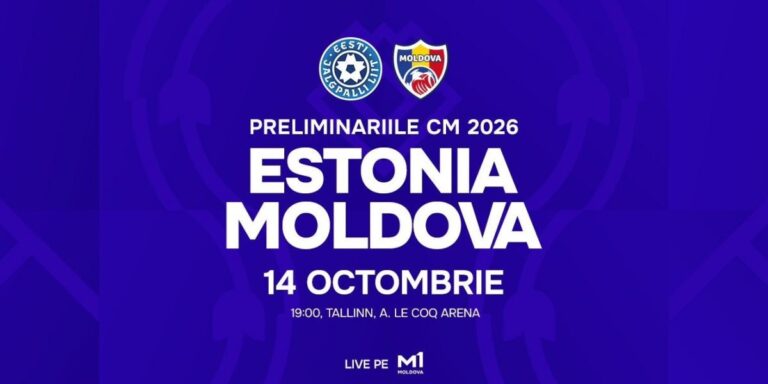 Naționala Republicii Moldova dispută astăzi cel de-al șaselea meci din cadrul preliminariilor Campionatului Mondial 2026