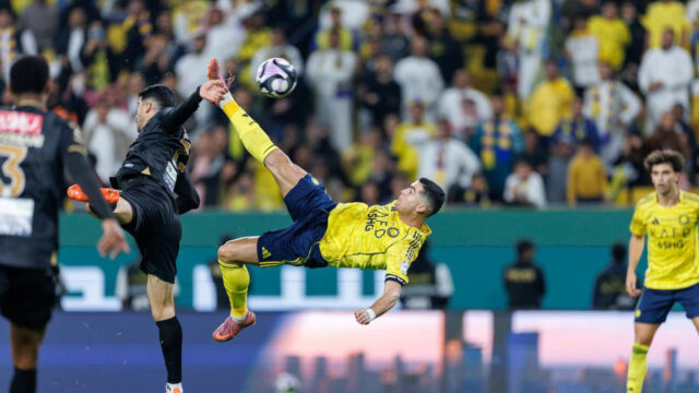 (video) Gol impresionant prin foarfecă la meciul dintre „Al-Nassr” și „Al-Khaleej”. Ronaldo a reușit din nou