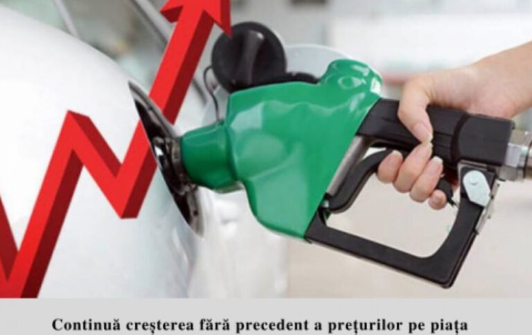 Crește prețul la benzină și motorină în week-end! ANRE a publicat tarifele