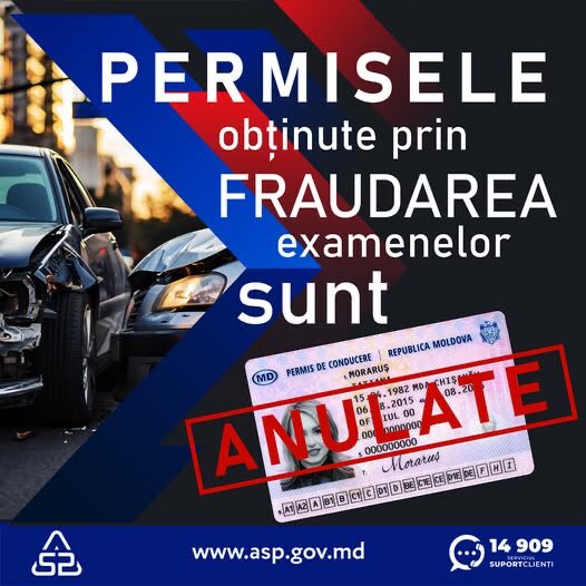 ASP va anula circa 700 de permise obținute prin fraudă
