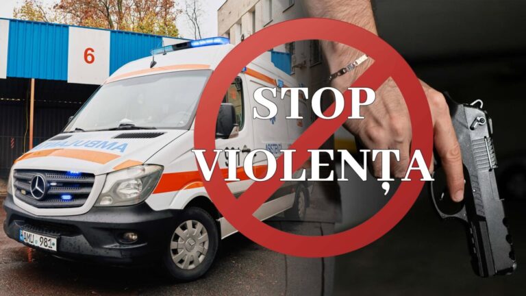 O echipă de medici de ambulanță amenințați cu arma, la Ungheni. Soțul pacientei împreună cu alți doi prieteni