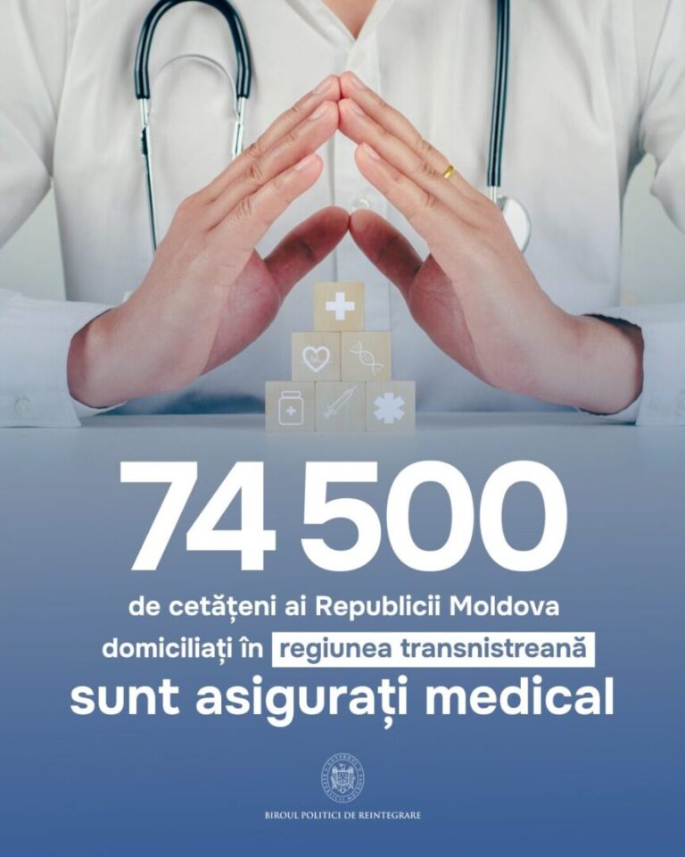 Servicii medicale și tratamente compensate pentru mii de persoane din regiunea transnistreană