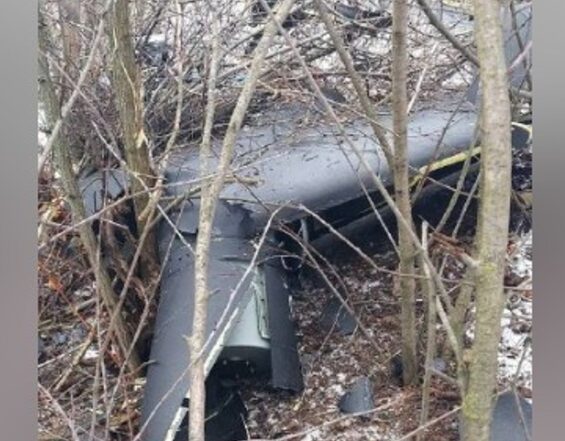 O dronă de 2,5 metri a fost depistată într-o grădină din Crocmaz, raionul Ștefan Vodă