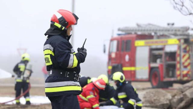 Intervenție de urgență a salvatorilor după un incident la Ialoveni