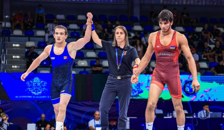 Aur la Campionatul european de lupte. Sportivul din Moldova a învins la categoria 70 kg