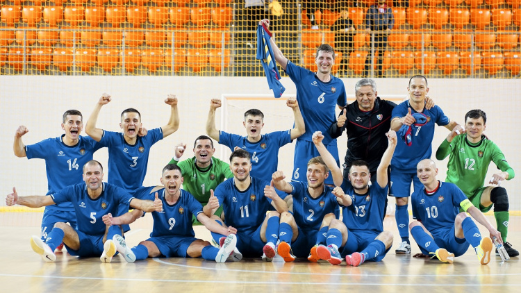 Naționala de futsal a Moldovei va juca vineri al treilea meci amical din cantonamentul din Croația