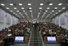 Campania „Învață în Moldova”: USMF „Nicolae Testemițanu” și-a prezentat programele de studii pentru sute de elevi