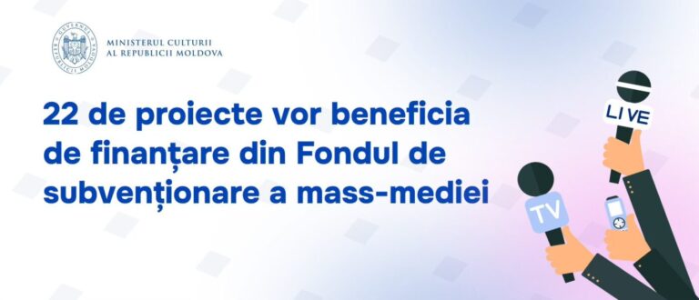 22 de proiecte care vor beneficia de finanțare din Fondul de subvenționare a mass-mediei