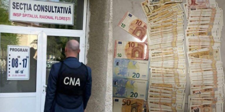 Percheziții CNA la Spitalul Raional din Florești. Mai mulți angajați reținuți