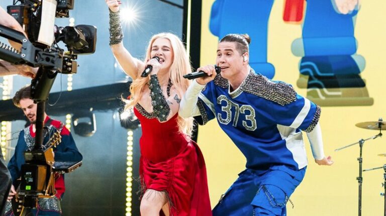(foto) Eurovision 2026: Primele repetiții a lui Satoshi pe scena de la Viena.