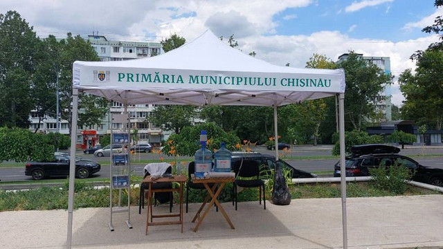 Corturi anticaniculă vor fi instalate în Chișinău