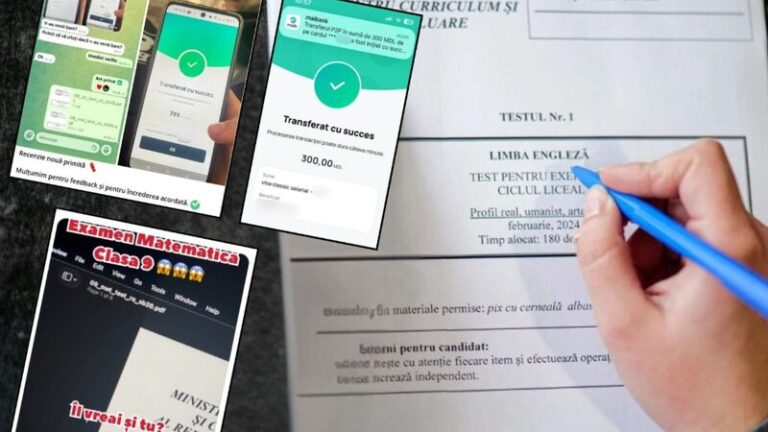 Ministerul Educației a sesizat Poliția după apariția anunțurilor cu teste de examen