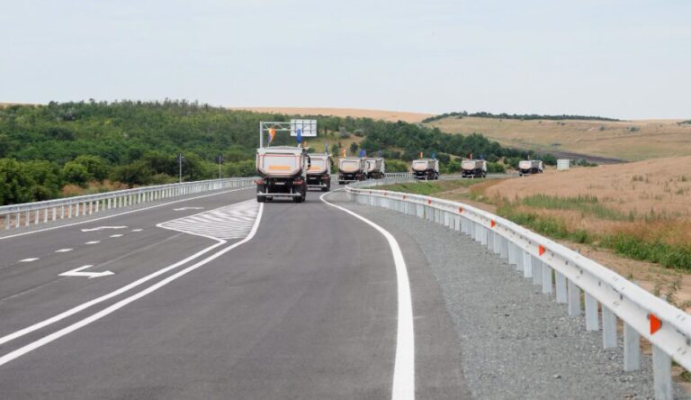 (foto) Drumul ce leagă Chișinăul de Portul Giurgiulești a fost redeschis