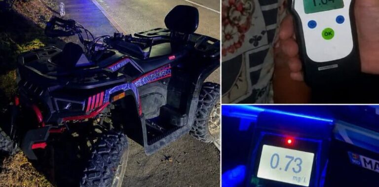 Văsieni, Văratic, Pojăreni! Poliția a prins șoferi beți criță la volan. Ce concentrații de alcool au fost depistate