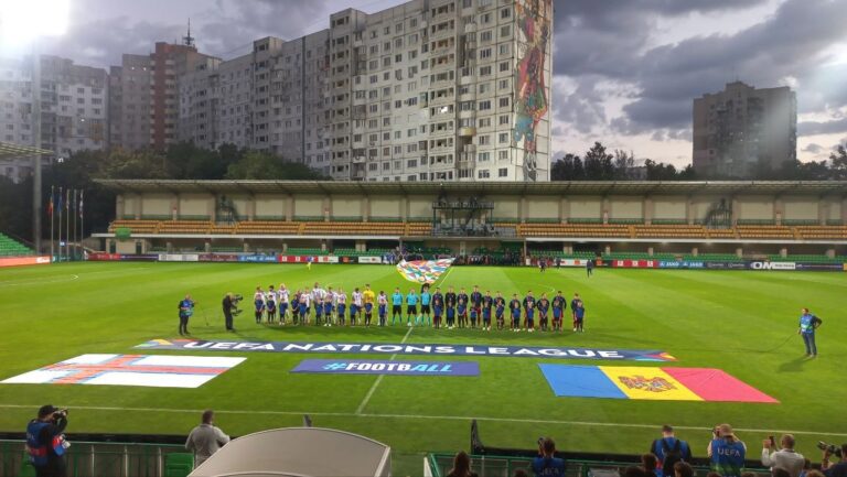 Primul punct pentru naționala R.Moldova în meciul de aseară, pe stadionul Zimbru